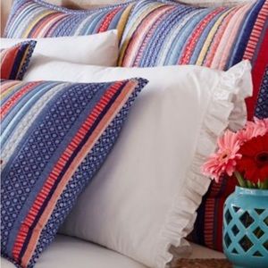 Rare! New in Package w/o tags Pioneer Woman Barn Dance Euro Sham Set Multi 26x26